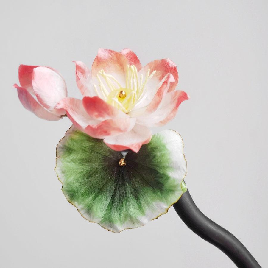 Chinese Velvet Flower Hair Stick