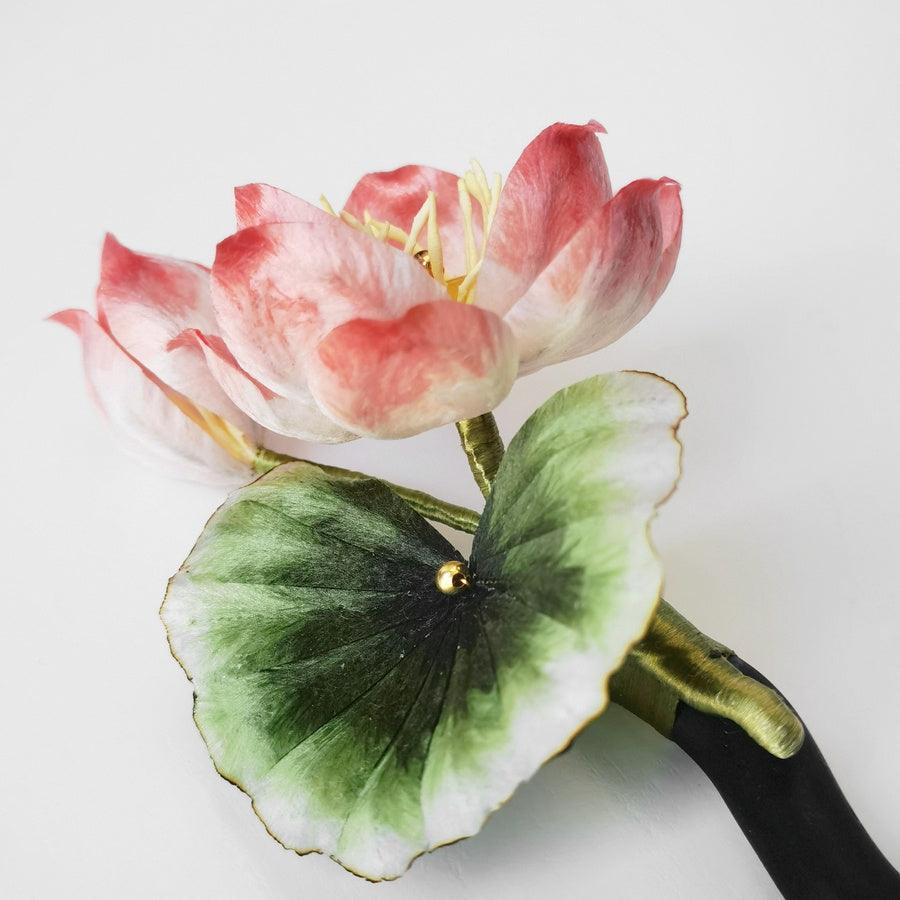 Chinese Velvet Flower Hair Stick