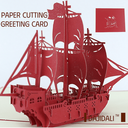 Paper Cutting 3D Greeting Card