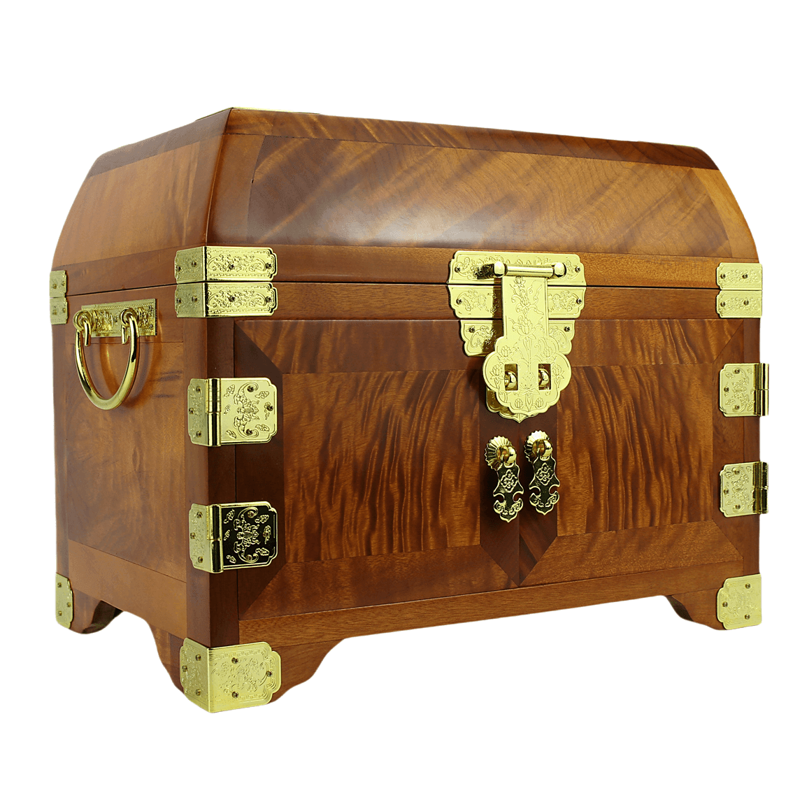 Golden Nanmu Jewelry Box