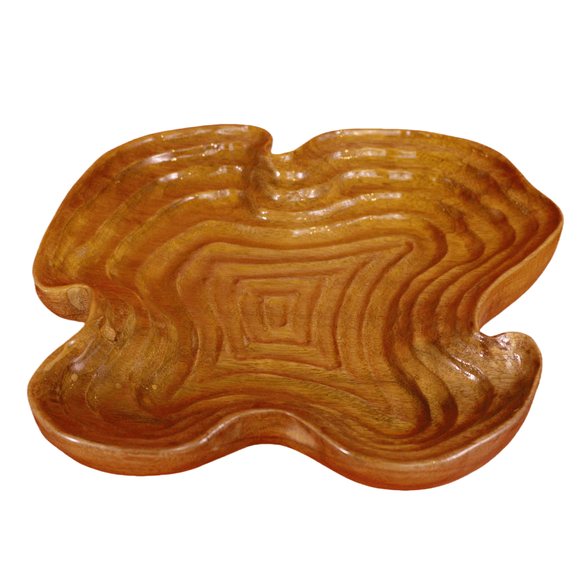 Golden Nanmu Terraced Fields Plate