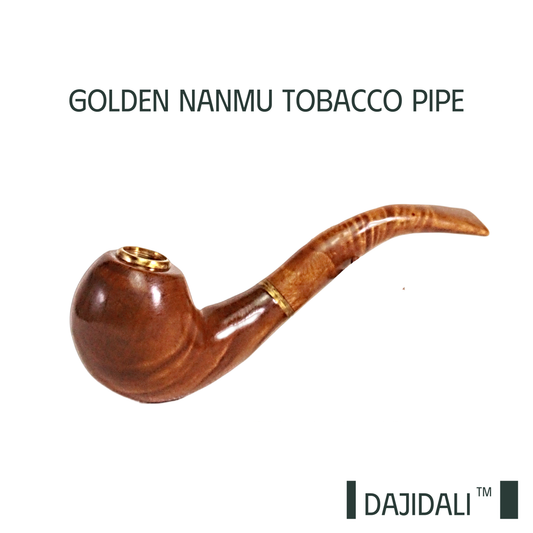 Golden Nanmu Pipe