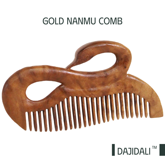 Golden Nanmu Comb Swan Swan-Shape
