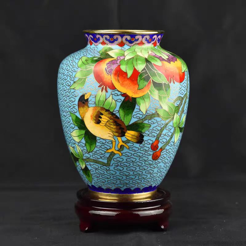 Cloisonne Enamel Vase