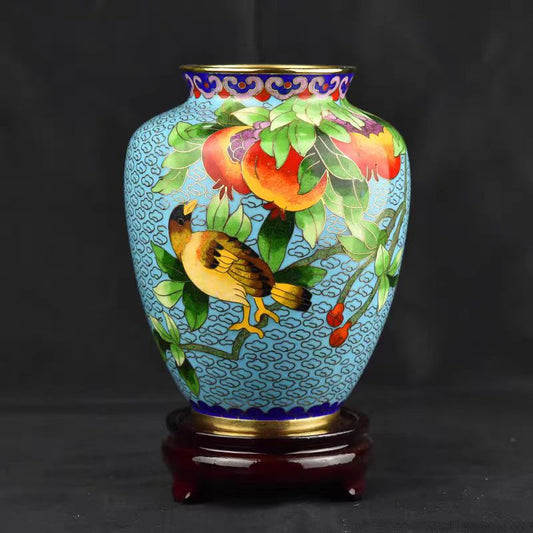 Cloisonne Enamel Vase