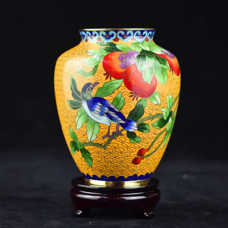 Cloisonne Enamel Vase