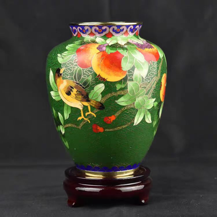 Cloisonne Enamel Vase