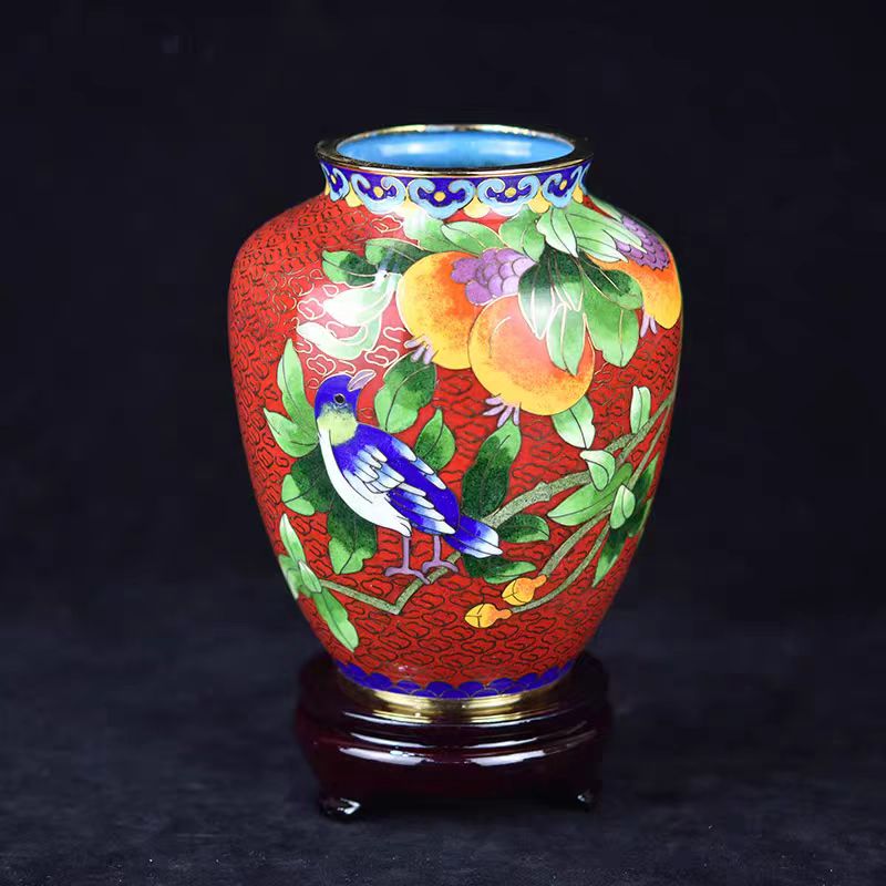 Cloisonne Enamel Vase