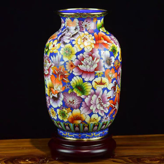 Cloisonne Enamel Vase