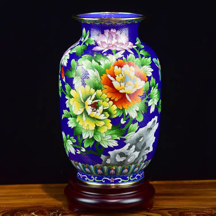 Cloisonne Enamel Vase