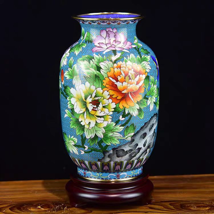 Cloisonne Enamel Vase