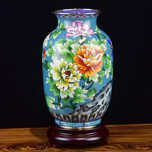 Cloisonne Enamel Vase