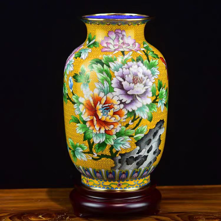 Cloisonne Enamel Vase