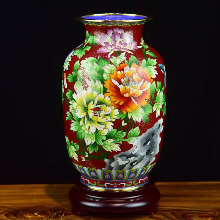 Cloisonne Enamel Vase