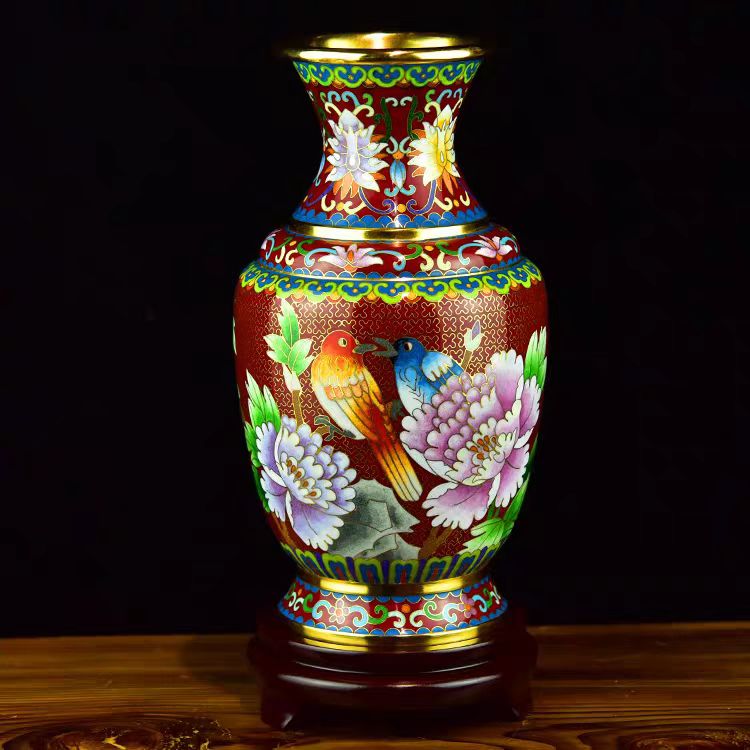 Cloisonne Enamel Vase