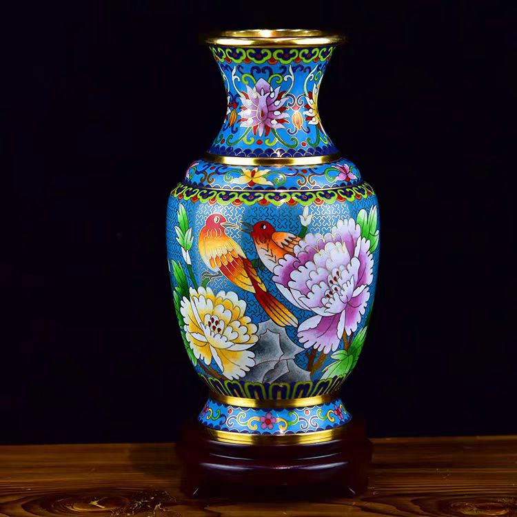 Cloisonne Enamel Vase