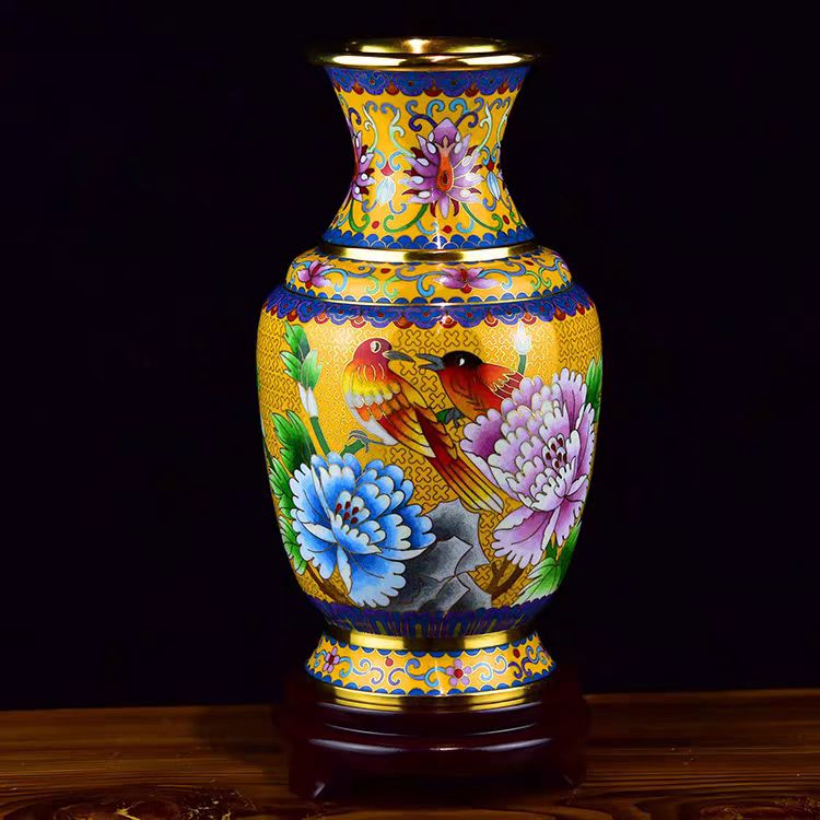 Cloisonne Enamel Vase