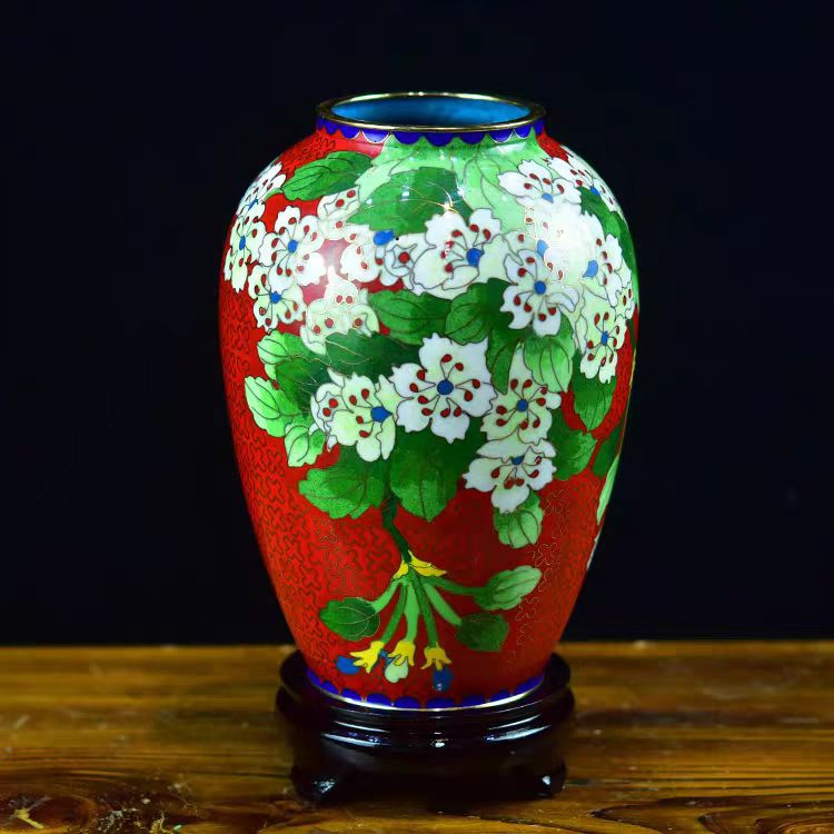 Cloisonne Enamel Vase