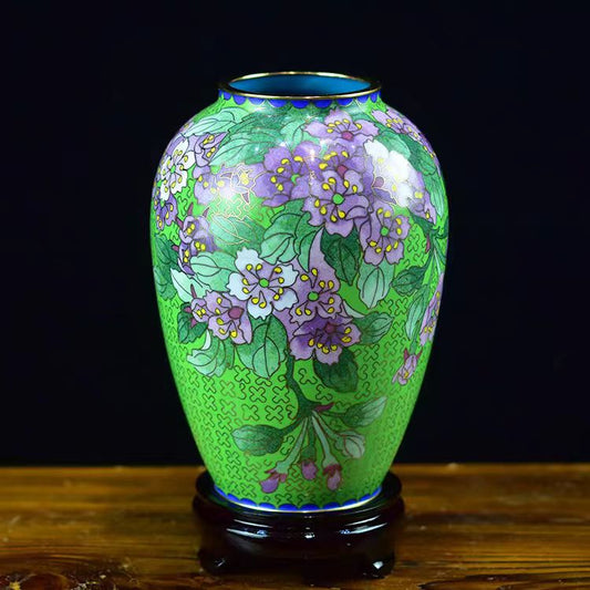 Cloisonne Enamel Vase