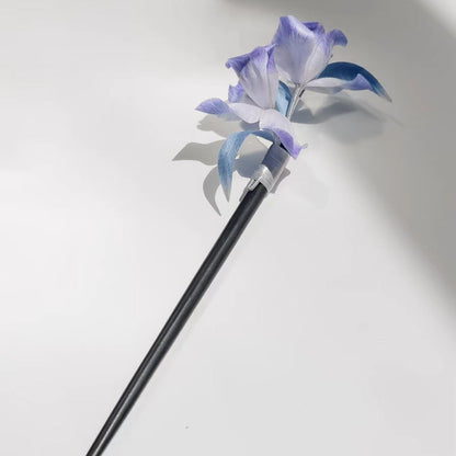 Chinese Velvet Flower Hair Stick