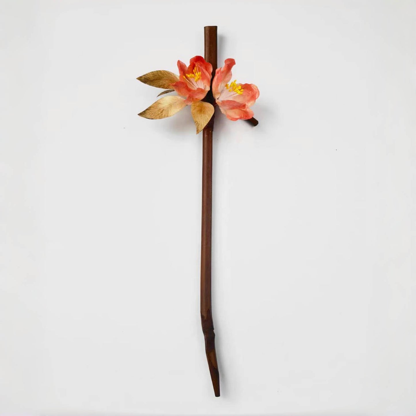 Chinese Velvet Flower Hair Stick