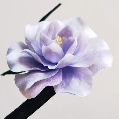 Chinese Velvet Flower Hair Stick