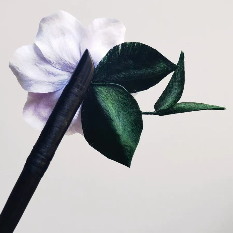 Chinese Velvet Flower Hair Stick