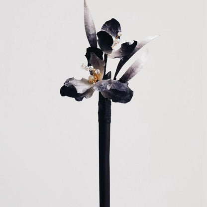 Chinese Velvet Flower Hair Stick