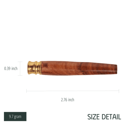 Golden Nanmu Cigarette Holder