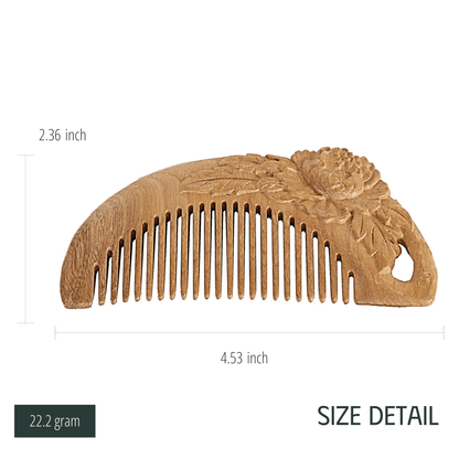 Golden Nanmu Comb