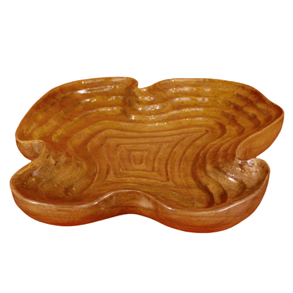 Golden Nanmu Terraced Fields Plate