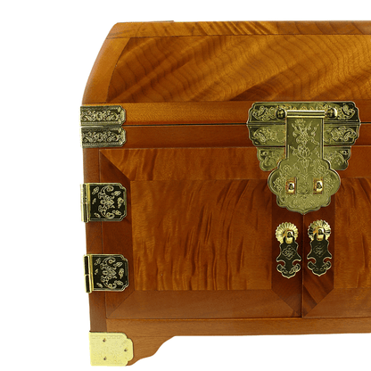 Golden Nanmu Jewelry Box