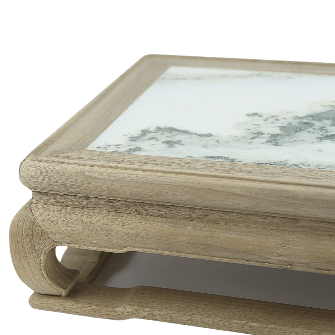 Golden Nanmu - Marble Serving Tray / Tea Tray