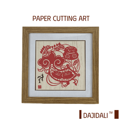 Paper Cutting Art & Handwoven Linen