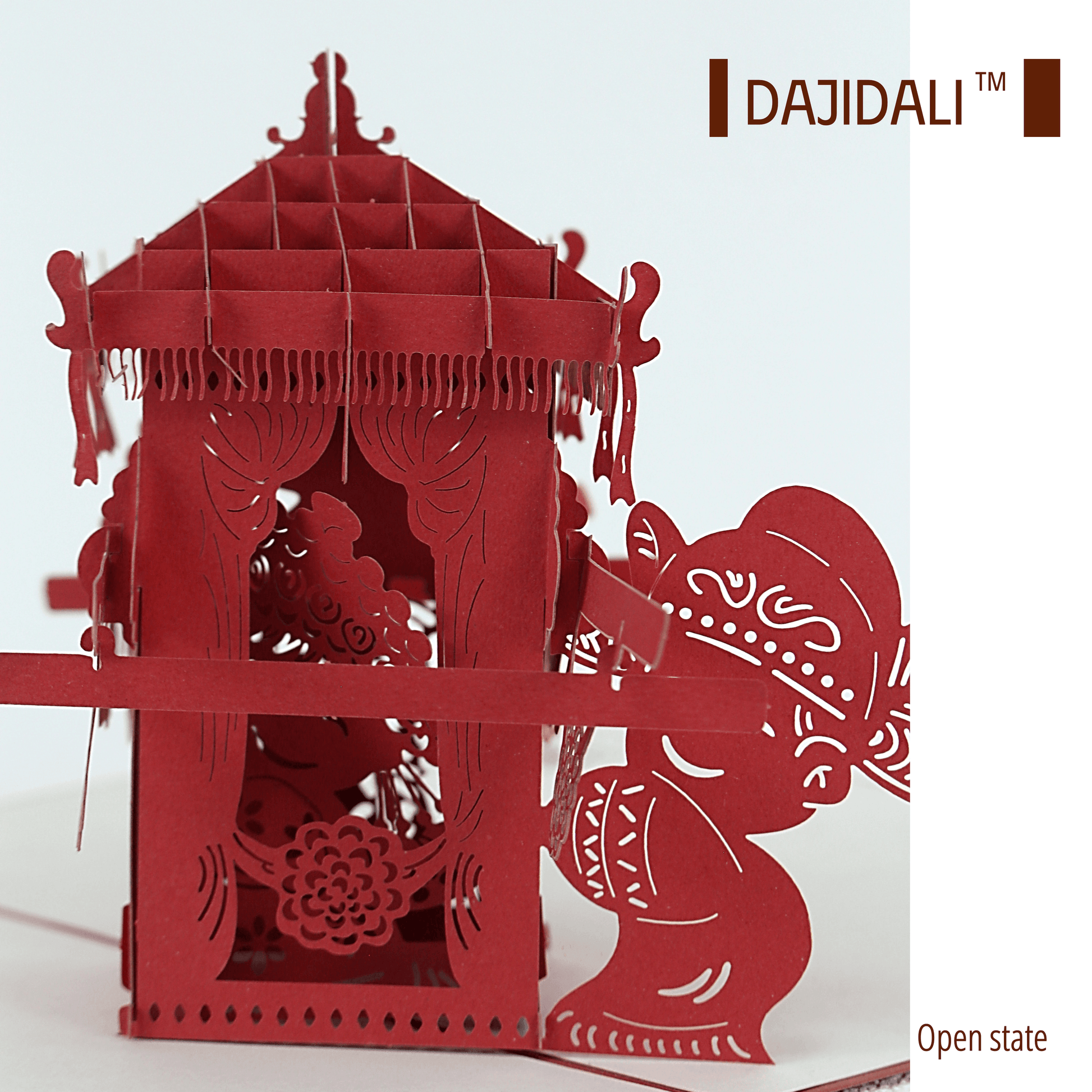 Paper Cutting 3D Greeting Card