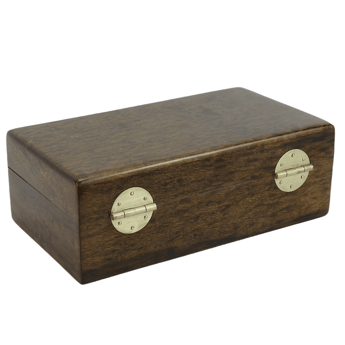 Golden Nanmu (Ebony) Decorative Wooden Box with Lid