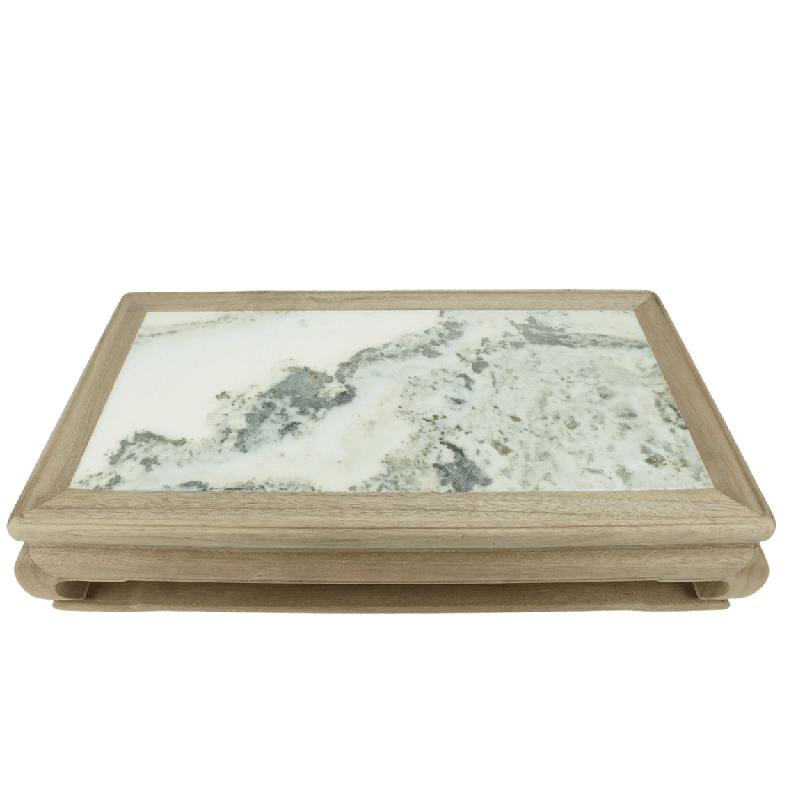 Golden Nanmu - Marble Serving Tray / Tea Tray