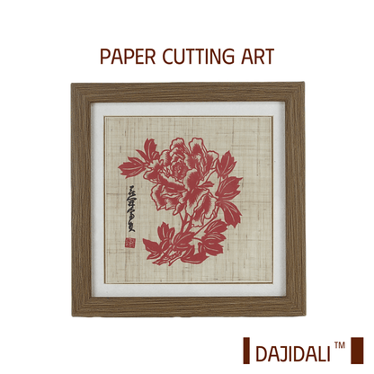 Paper Cutting Art & Handwoven Linen