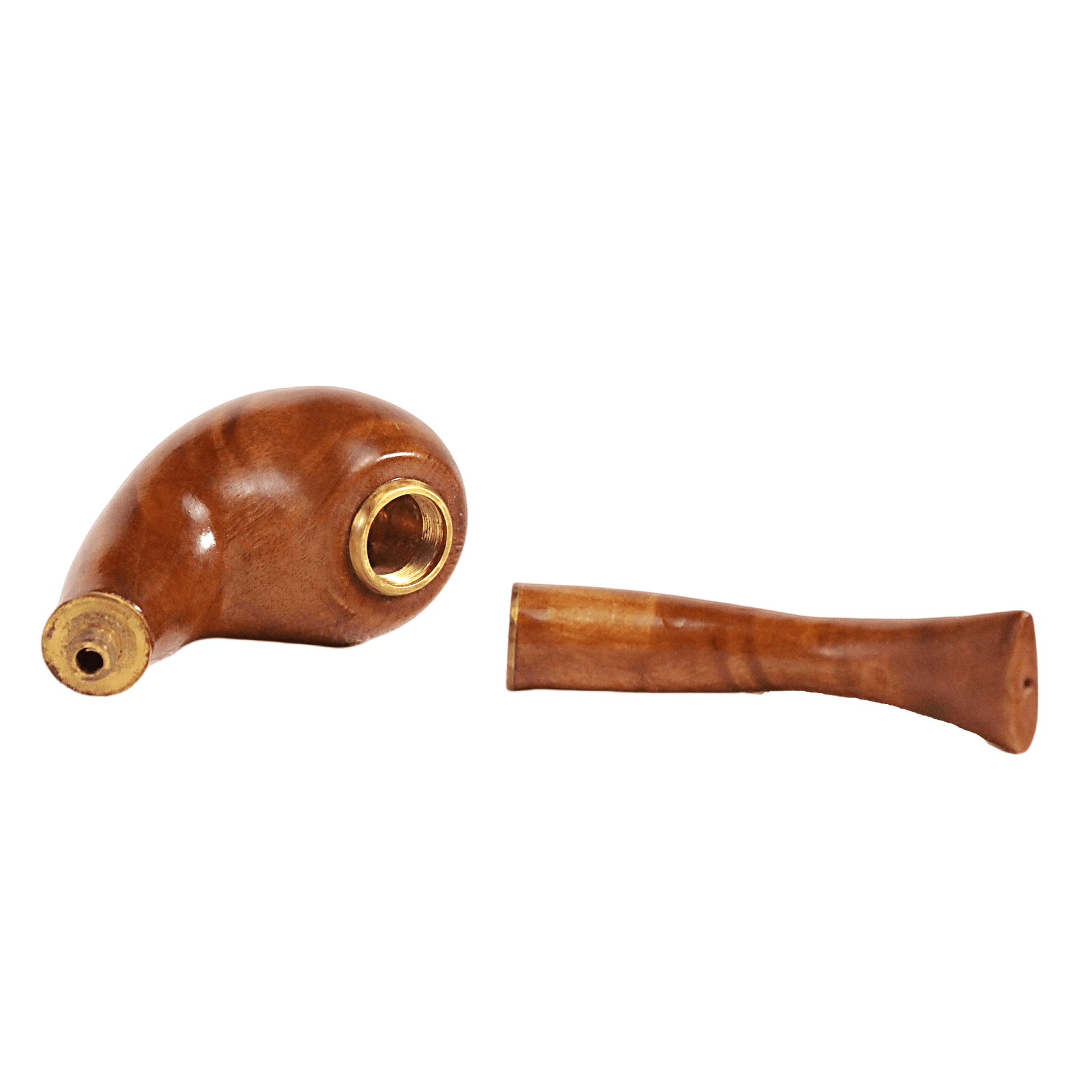 Golden Nanmu Pipe