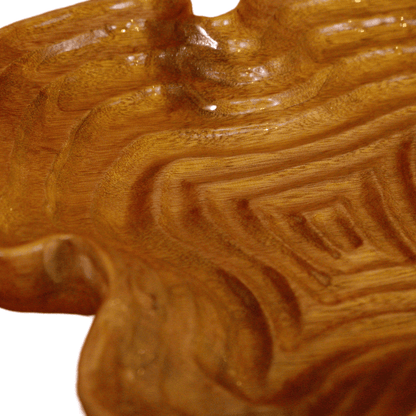 Golden Nanmu Terraced Fields Plate