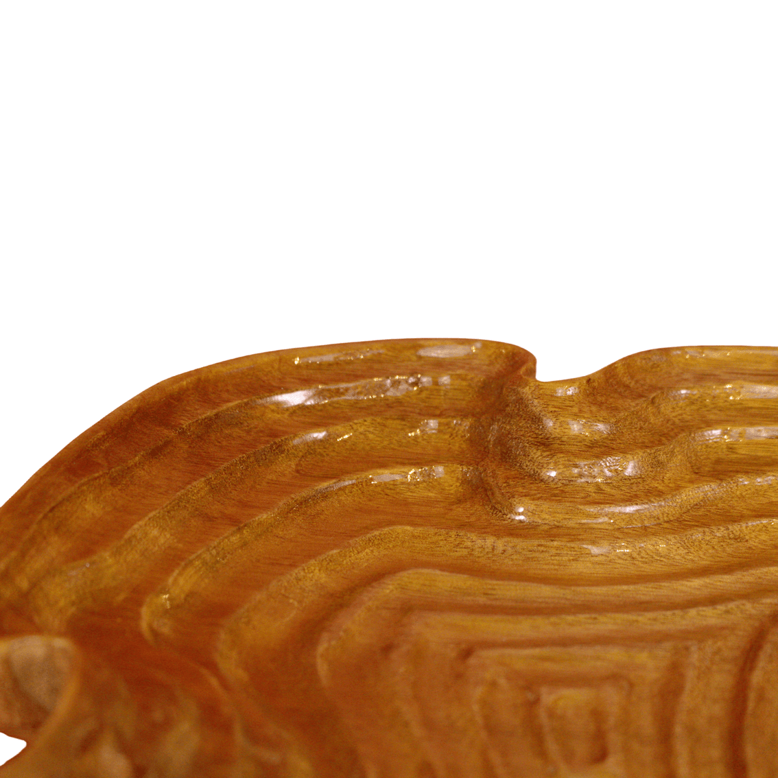 Golden Nanmu Terraced Fields Plate