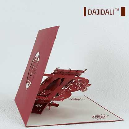 Paper Cutting 3D Greeting Card